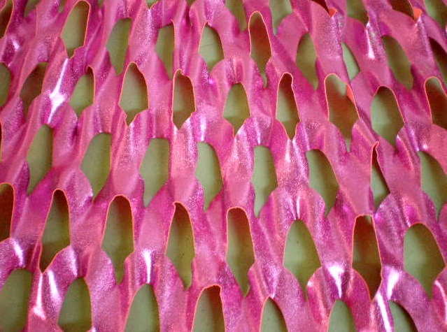 6.Fuchsia Large Laser Cut Foil